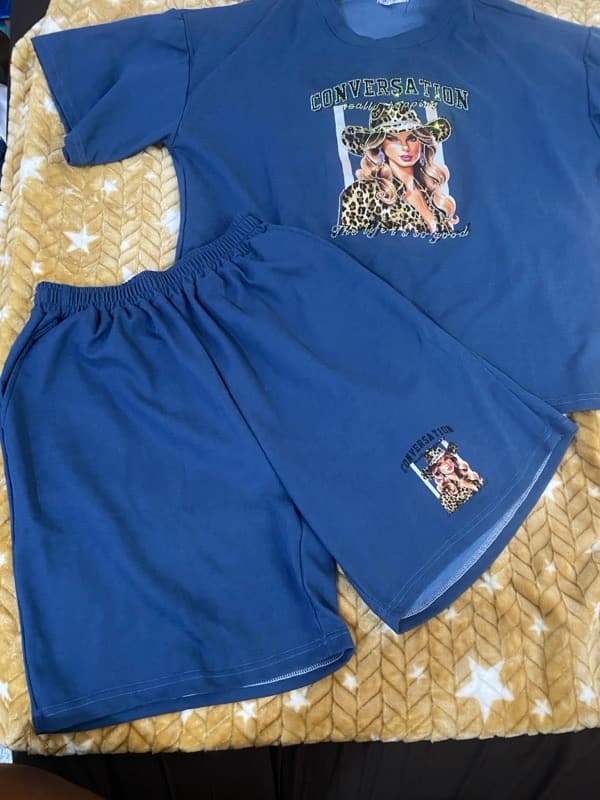 2 piece Ladies shorts set