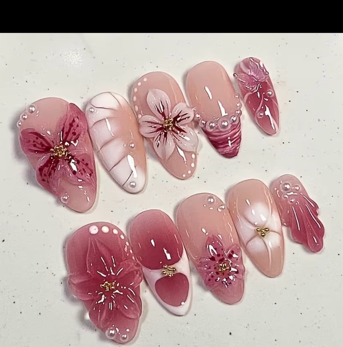 Stick on nails - Lily