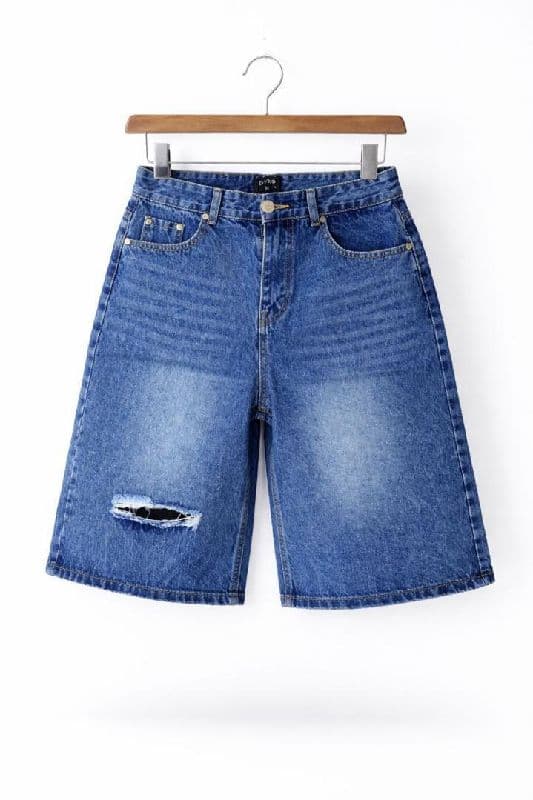 MEN'S BLUE JEANS SHORTS