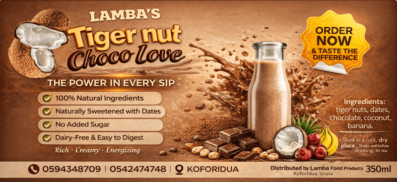 Tigernut Choco Love drink