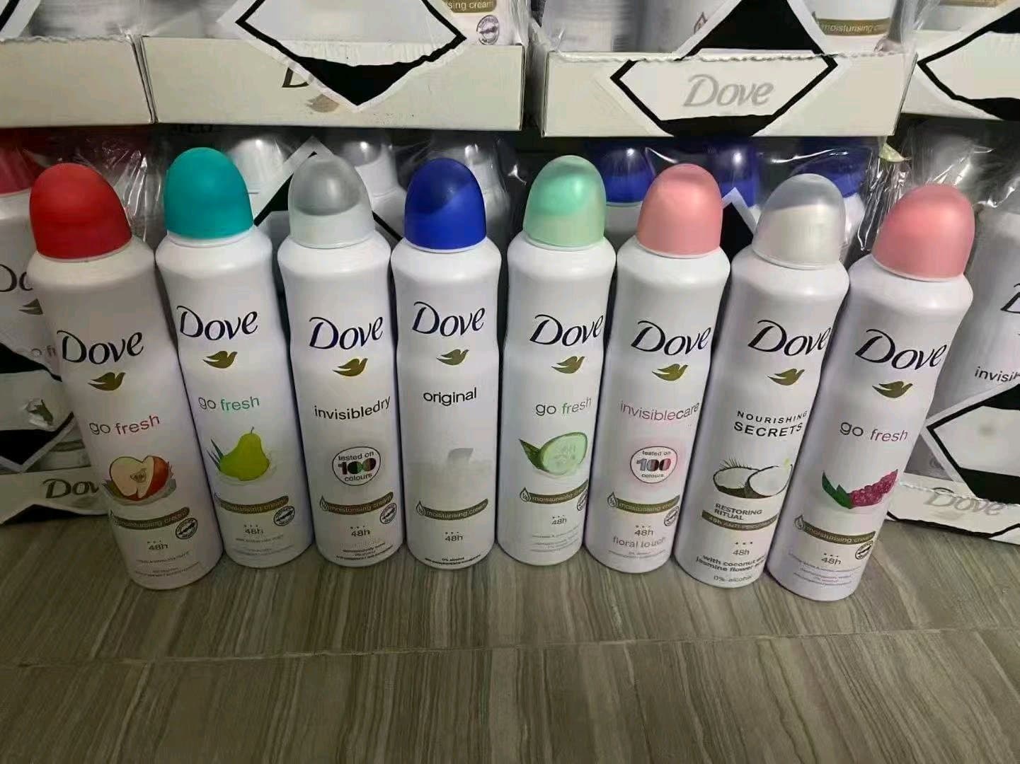 Dove deodorant 6 pieces