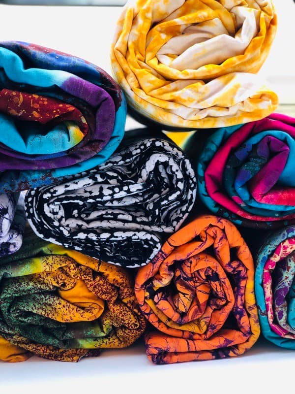 Handmade Batik Tie Dye Fabrics