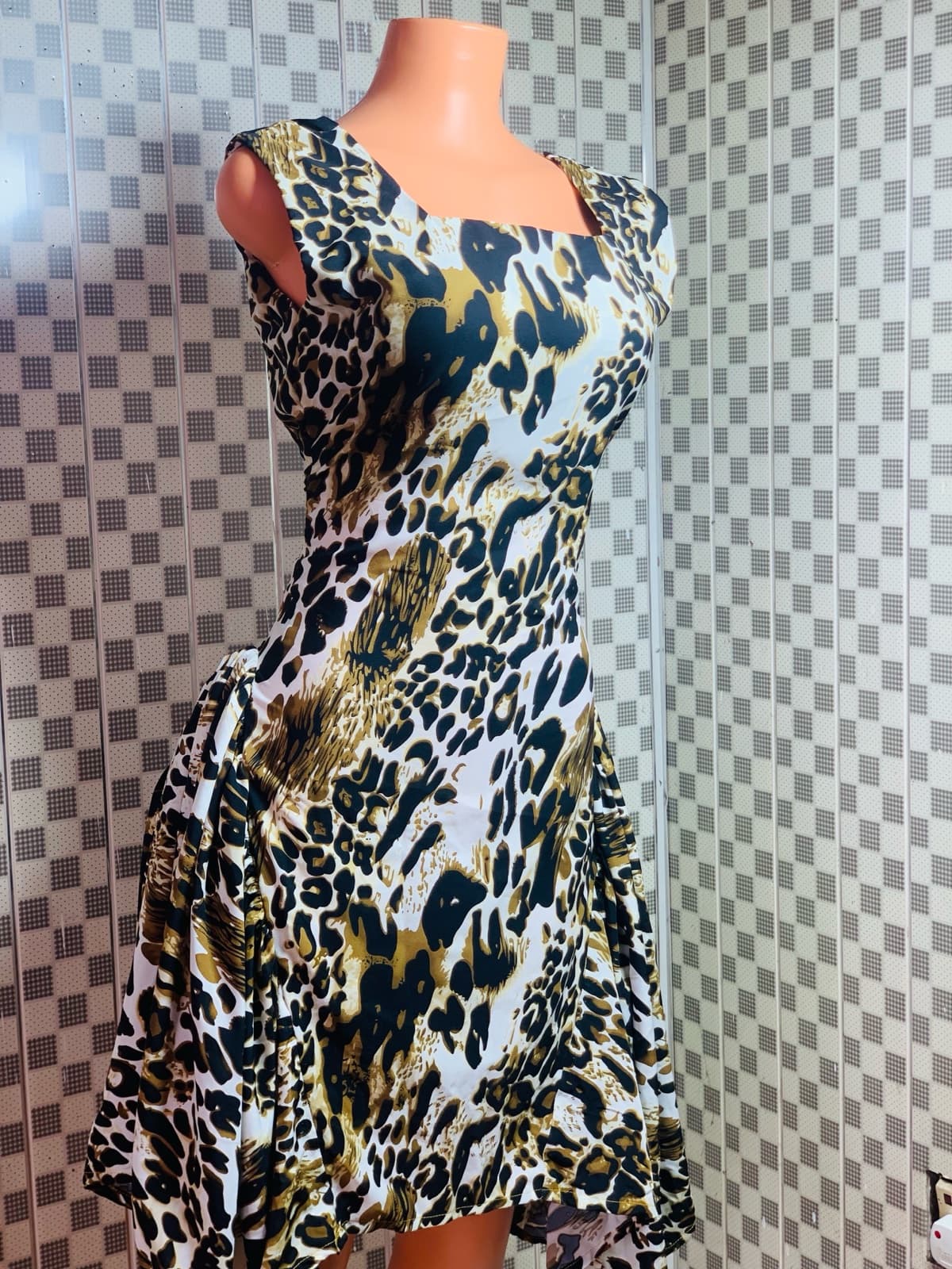 Leopard African Print Dress