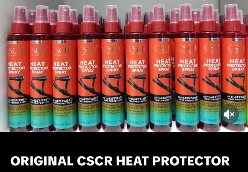 Heat protectant serum