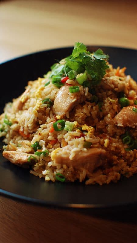 fried rice chicken