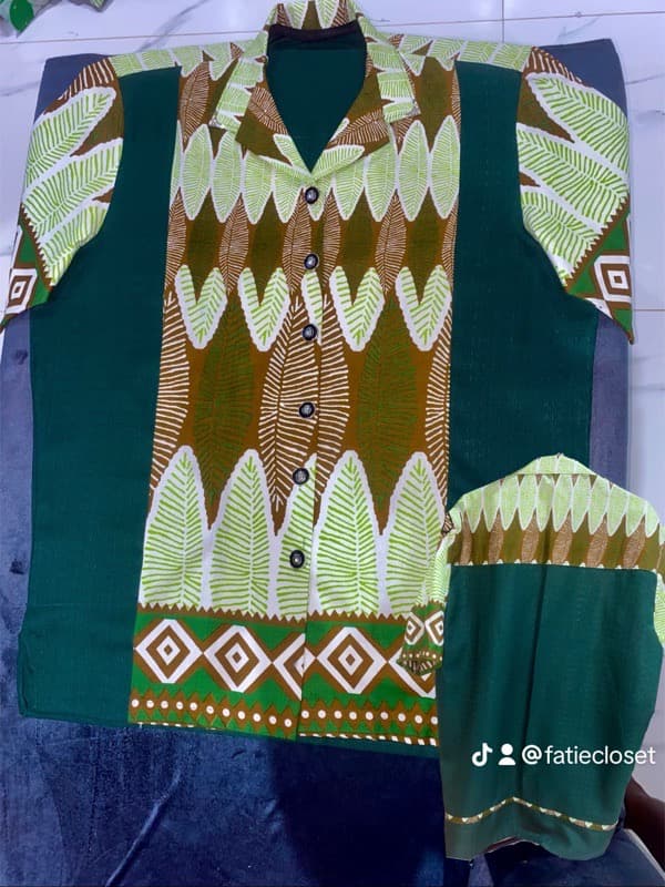 men Ankara shirt