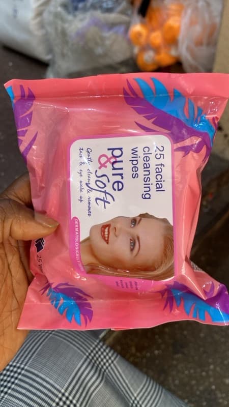 Facial wipes
