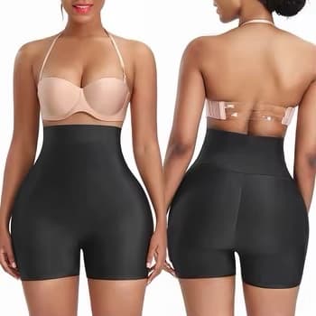 High-Waist Seamless Sculpting Butt Padded Shorts