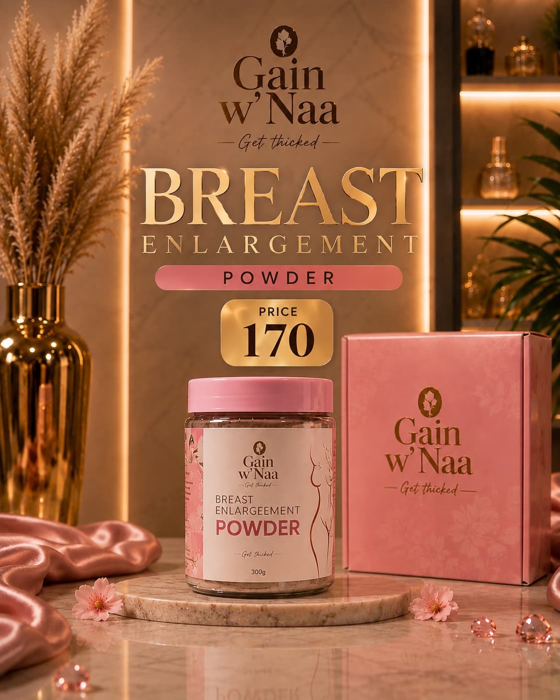 BREAST ENLARGEMENT POWDER