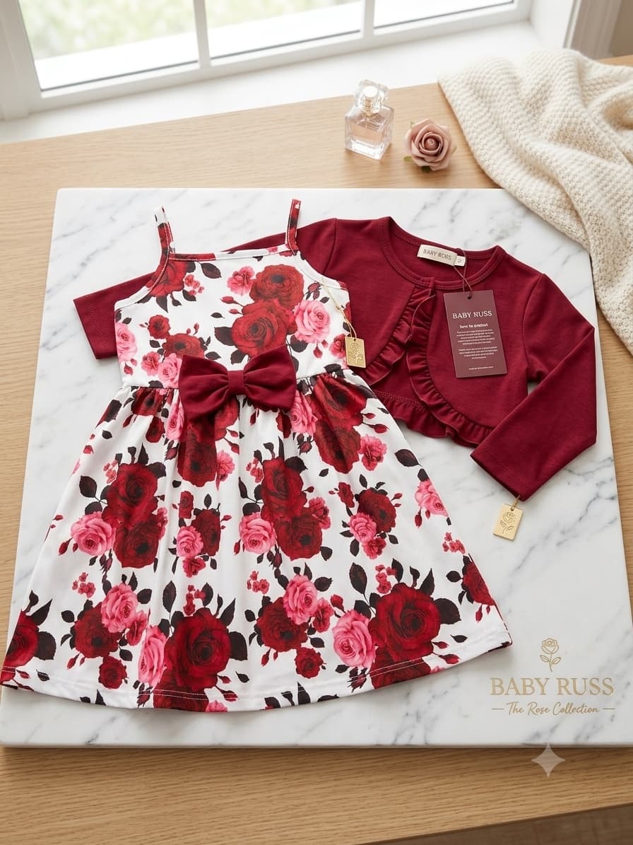 4yrs girl straight dress with peti coat