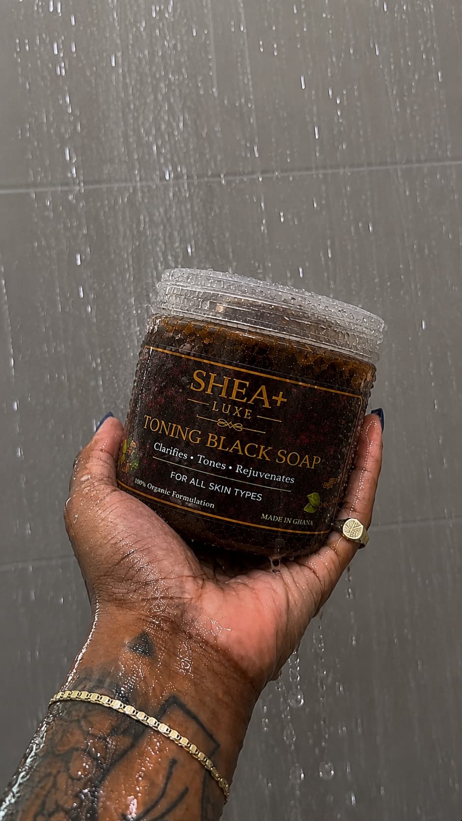 Shea+ Toning Black Soap