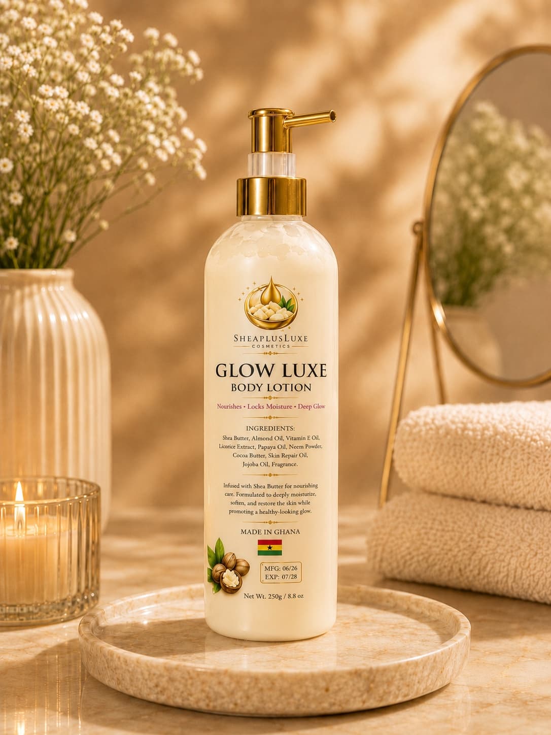 Shea+ Glow Luxe Body Lotion