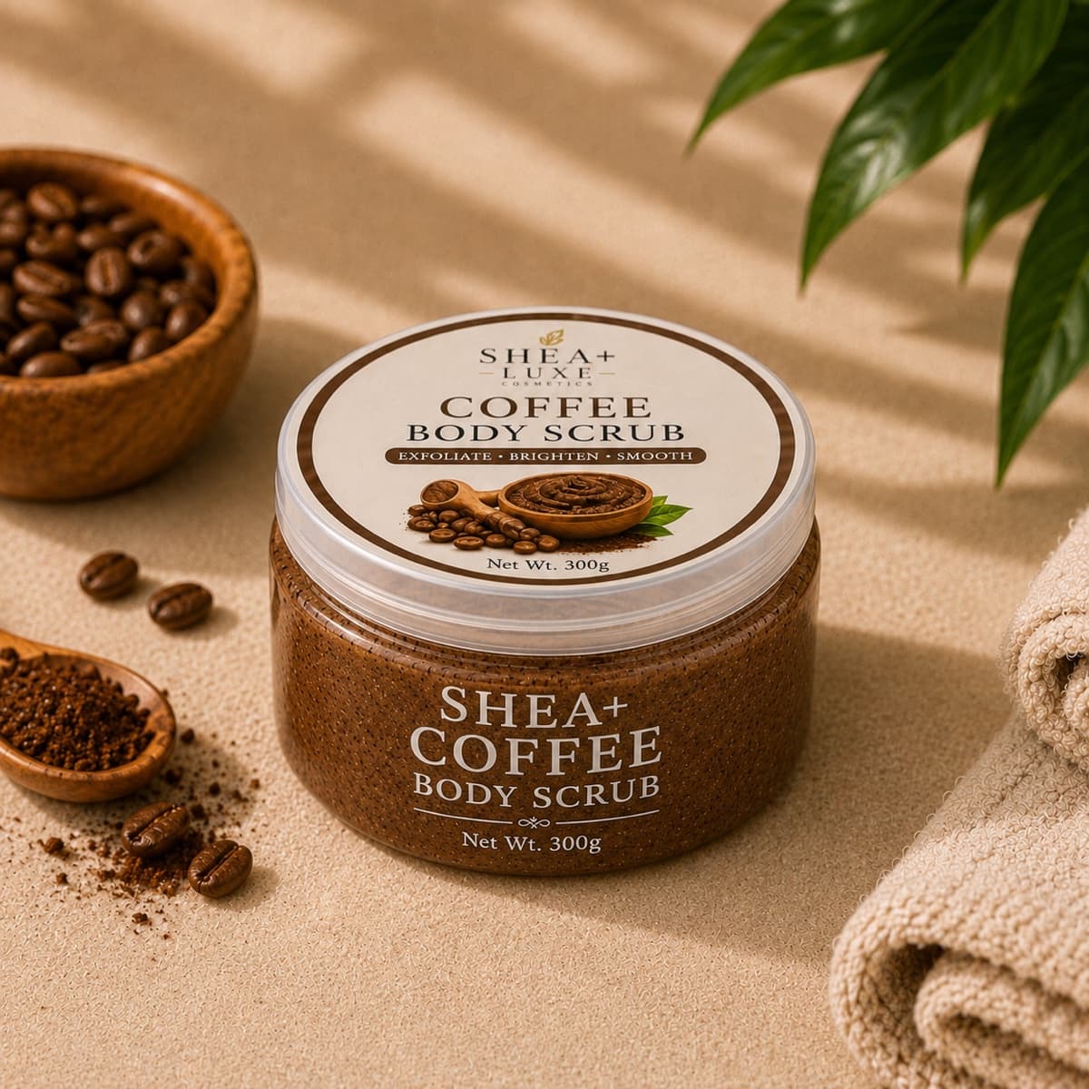 Shea+ Coffee Scrub