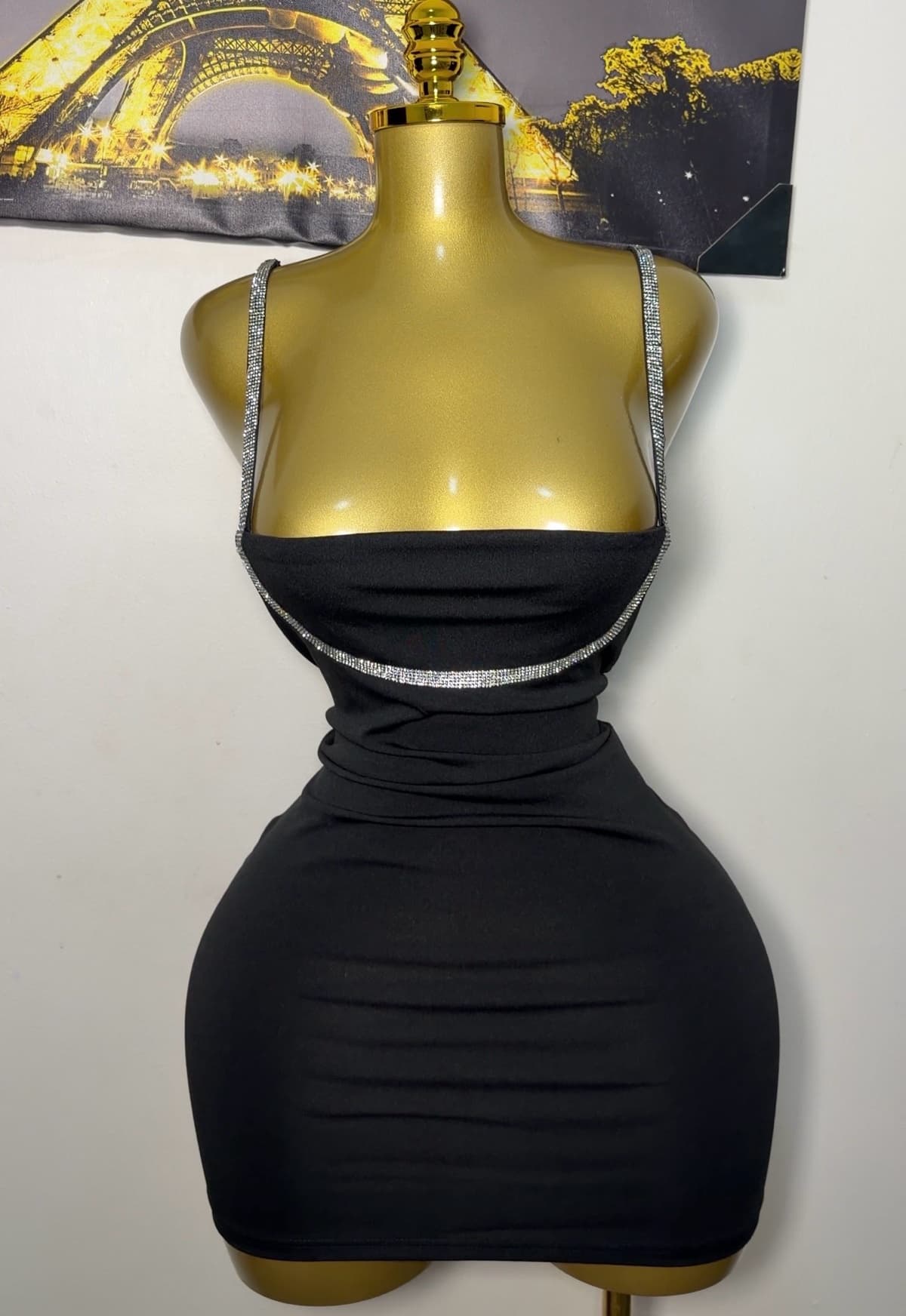 black gown