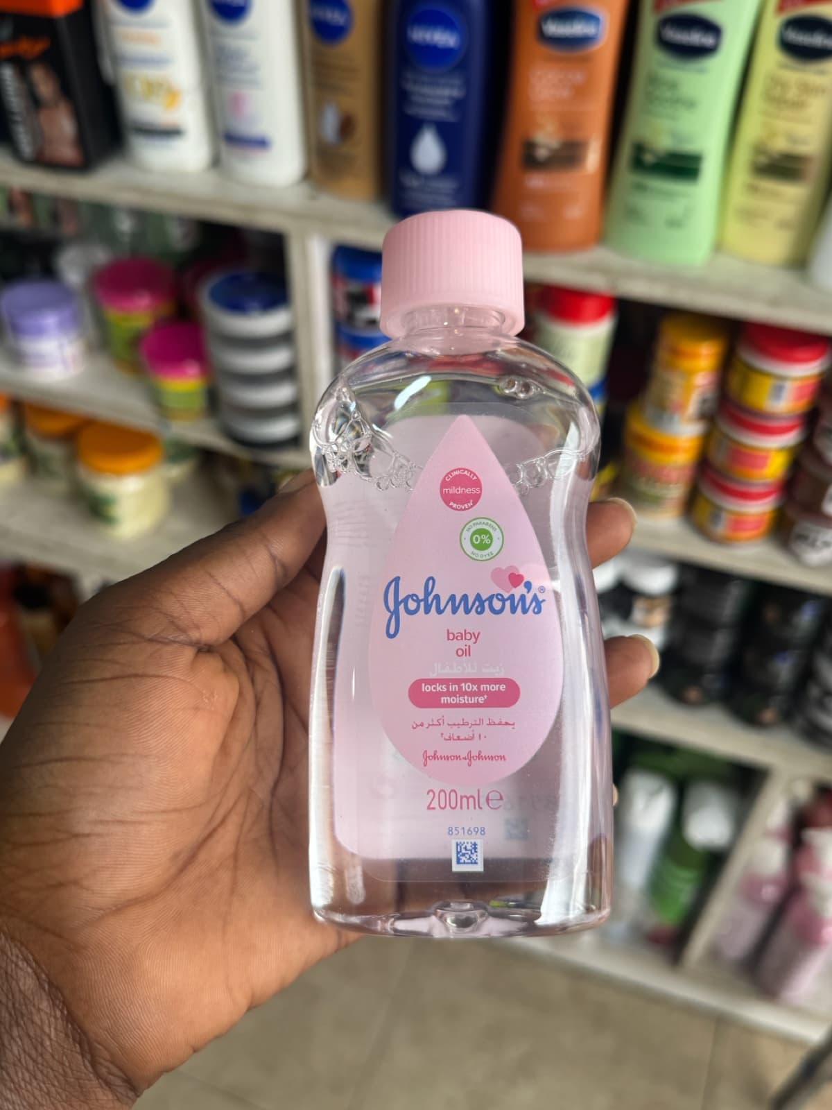 Johnson baby oil