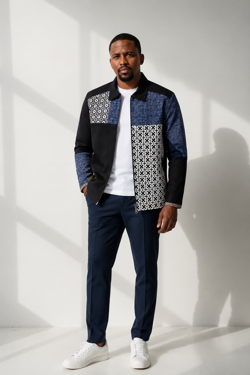 Evlo. patched men’s jacket