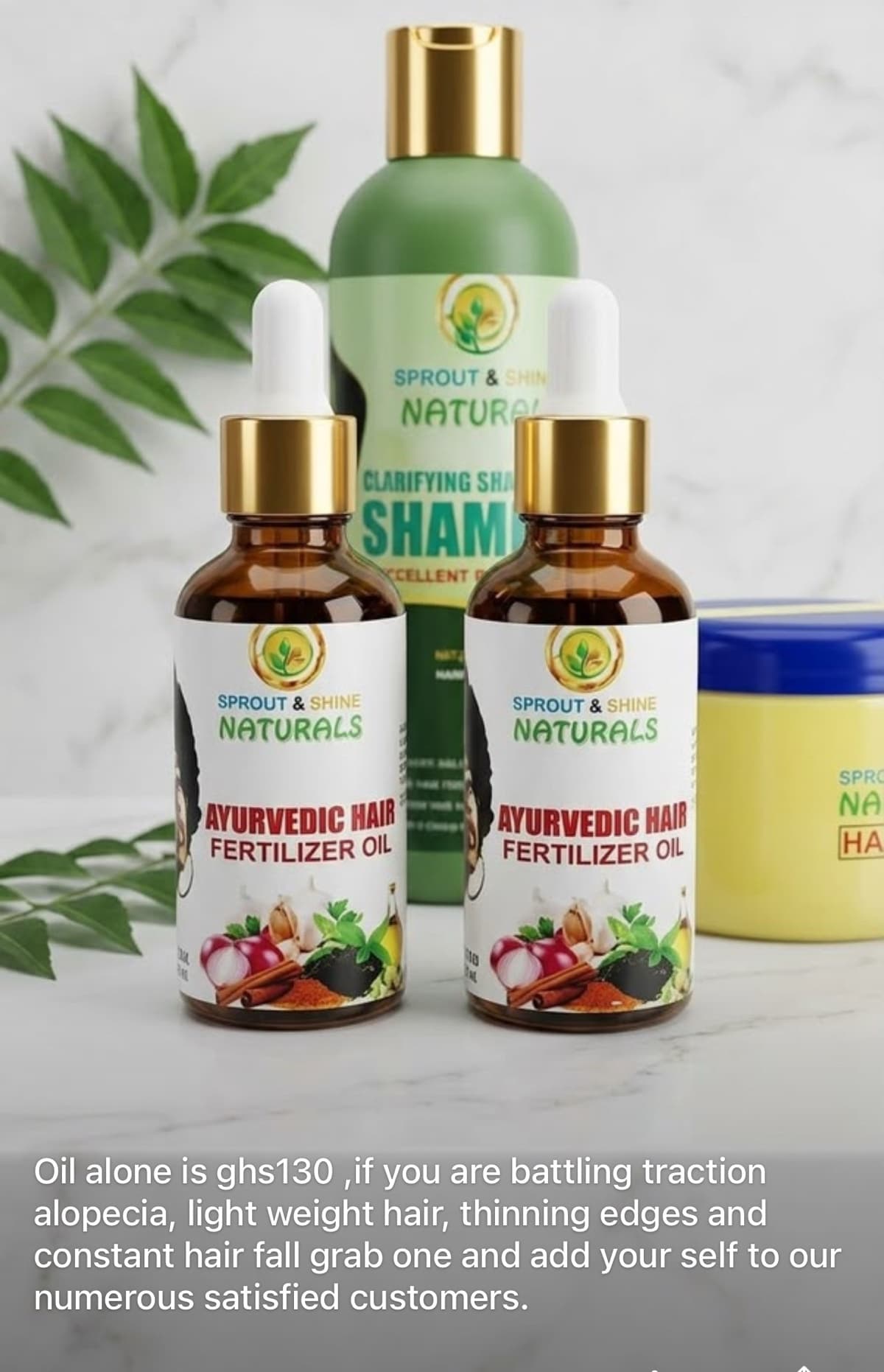Ayurvedic hair fertilizer oil