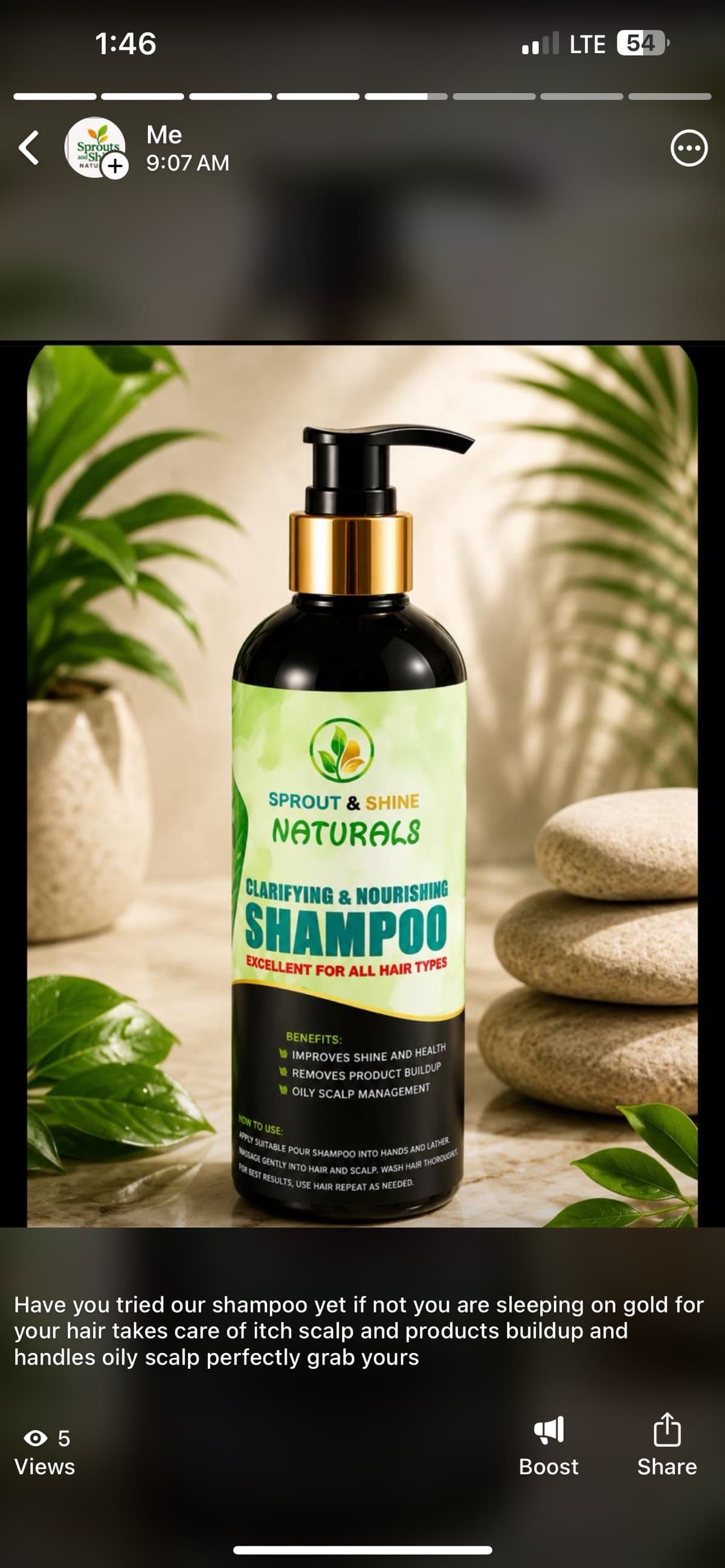 clarifying and nourishing shampoo