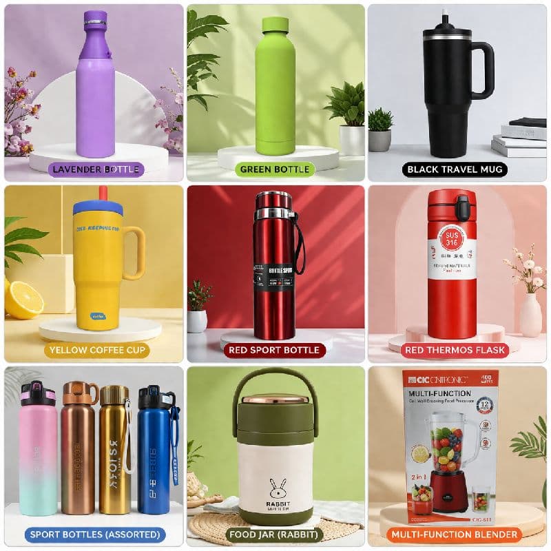 water bottle and food warmer
