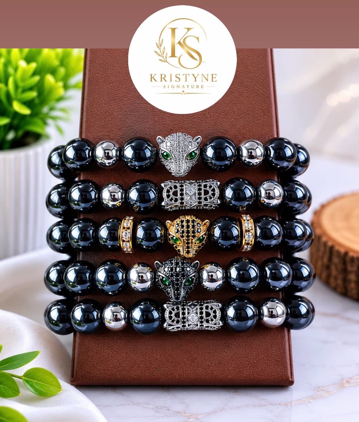 Hematite Bead Bracelets
