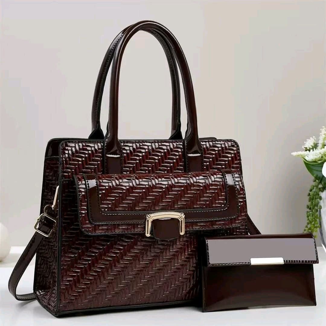 Burgundy Patent Luxe Set