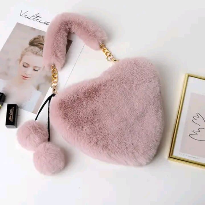 Luxury Faux Heart shaped bag