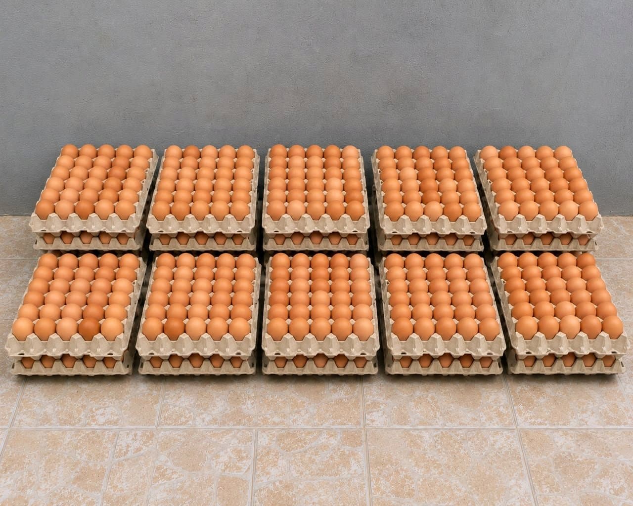 10 crates of Egg