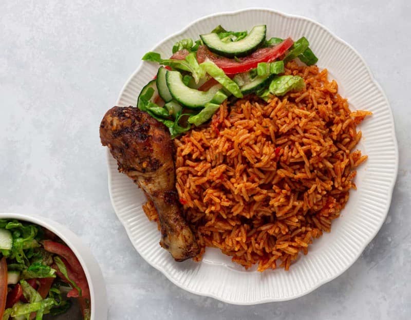 Jollof with Beef